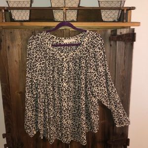 Leopard blouse